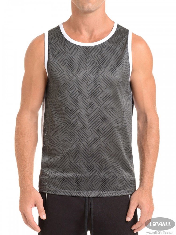 Áo thể thao nam 2(x)ist Transcendence Mesh Muscle Tank Charcoal