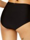 Quần bơi nữ Calvin Klein CGOBS303 High-Waisted Pleated Swim Bottom Black