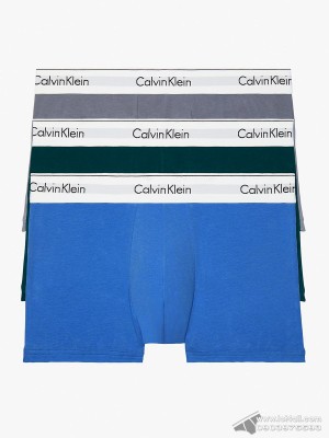 Quần lót nam Calvin Klein NB1085 Modern Cotton Stretch Trunk 3-pack Multi1