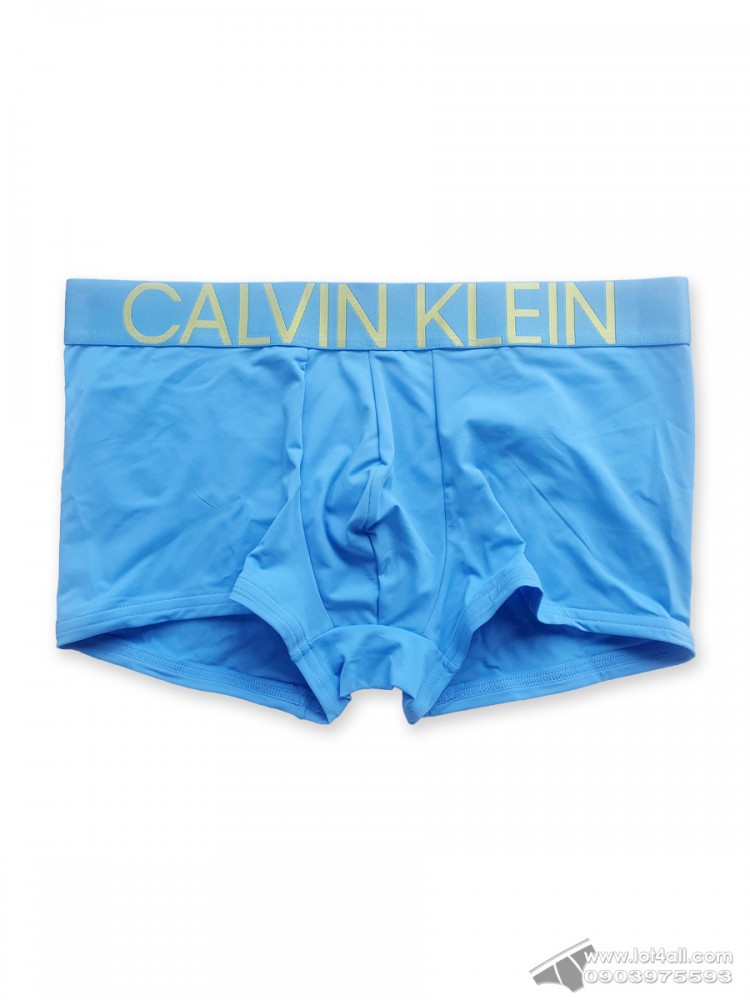 Quần lót nam Calvin Klein NB1702 Statement 1981 Low Rise Trunk Blue Burst