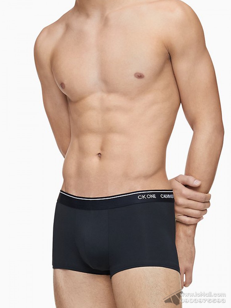 calvin klein low rise trunks black