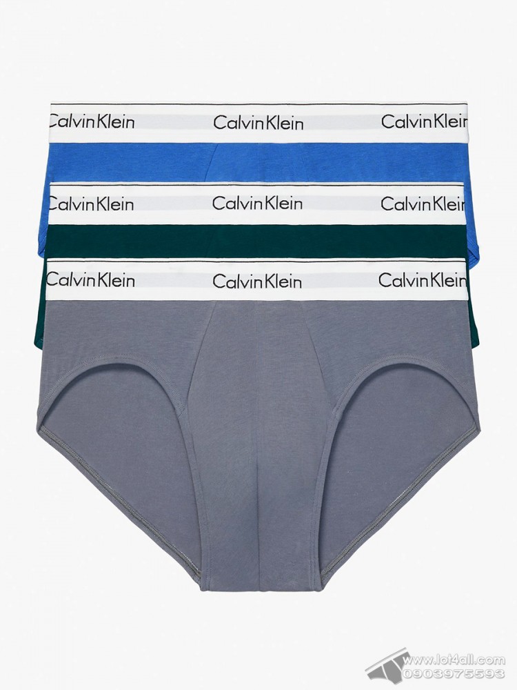 Quần lót nam Calvin Klein NB2379 Modern Cotton Stretch Hip Brief 3-pack Multi1