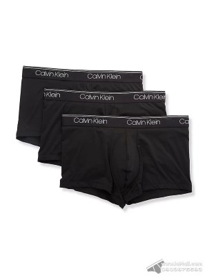 Quần lót nam Calvin Klein NB2569 Micro Low Rise Trunk 3-pack Black