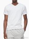 Áo lót nam Calvin Klein NB2799 Wicking Cotton Stretch V-Neck T-shirt 3-pack White