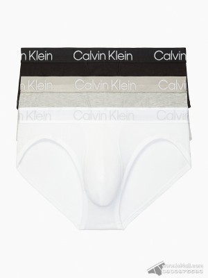 Quần lót nam Calvin Klein NB2969 Modern Structure Cotton Hip Brief 3-pack Multi