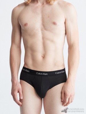Quần lót nam Calvin Klein NB2985 Ultra Soft Modern Modal Hip Brief Black