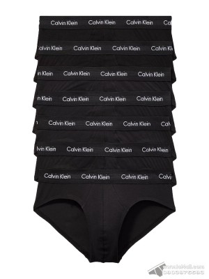 Quần lót nam Calvin Klein NB3356 Cotton Stretch Hip Brief 7-pack Black