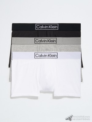 Quần lót nam Calvin Klein NB3506 Reimagined Heritage Cotton Trunk 3-pack Multi