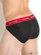 Quần lót nam Calvin Klein NB3510 Pride This Is Love Micro Sport Brief Black/Persian Red