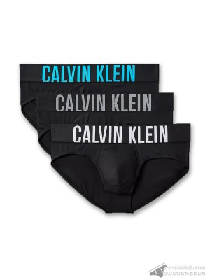 Quần lót nam Calvin Klein NB3610 Intense Power Micro Hip Brief 3-pack Black Multi