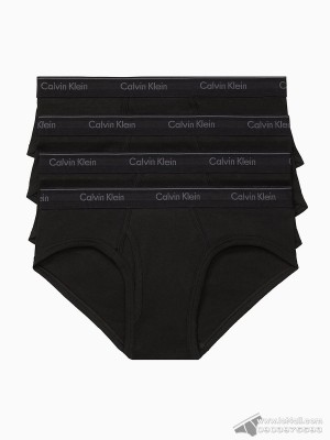Quần lót nam Calvin Klein NB4004 Cotton Classic Fit Hip Brief 4-pack Black