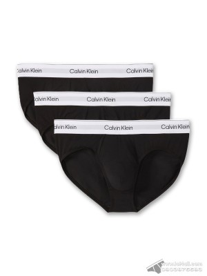 Quần lót nam CK NB4388 Modern Cotton Stretch Hip Brief 3-pack Black