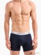 Quần lót nam Emporio Armani Essentials Stretch Cotton Boxer Brief 2-pack White/Marine