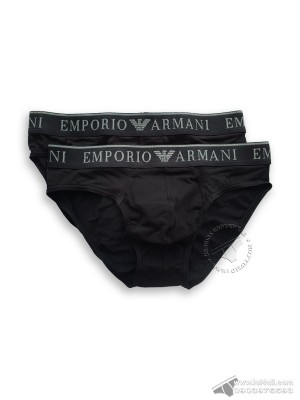 Quần lót nam EA Endurance Stretch Cotton Brief 2-pack Black