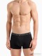 Quần lót nam Emporio Armani Endurance Stretch Cotton Trunk 2-pack Black/Grey