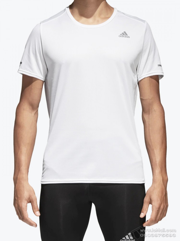 Áo thể thao nam Adidas Running Tee White