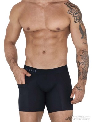 Quần lót nam Clever 1528 Arctic Boxer Brief Black