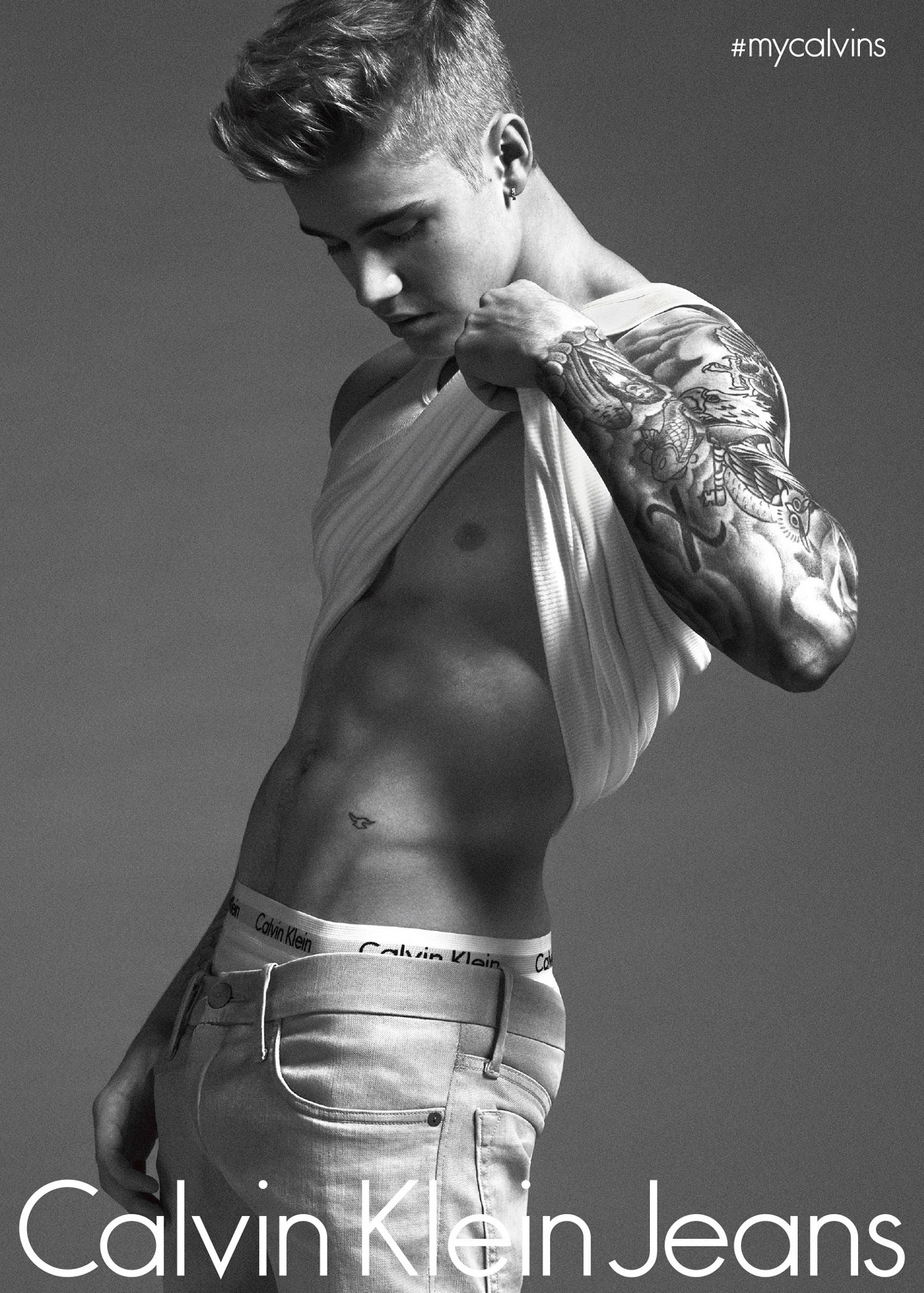 Justin Bieber là gương mặt đại diện mới của Calvin Klein cho chiến dịch  #mycalvins Spring 2015