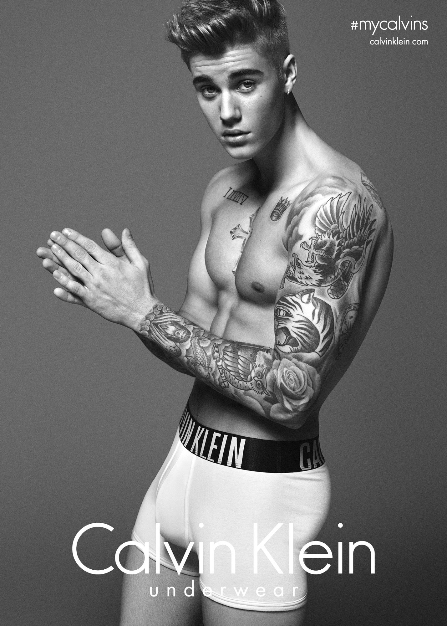 Justin Bieber - Calvin Klein Spring 2015