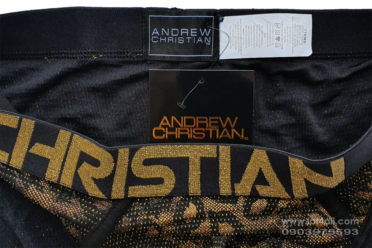 Quần lót nam Andrew Christian 91692 Glam Animal Brief Black