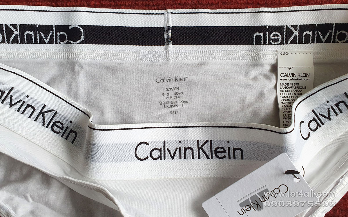 Quần lót nữ Calvin Klein F3787 Modern Cotton Modal Bikini White