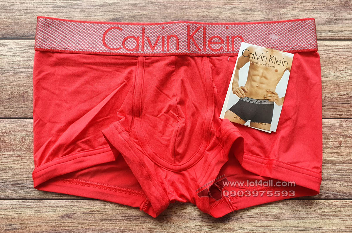 Quần lót nam Calvin Klein NB1295 Customized Stretch Low Rise Trunk Wildflower