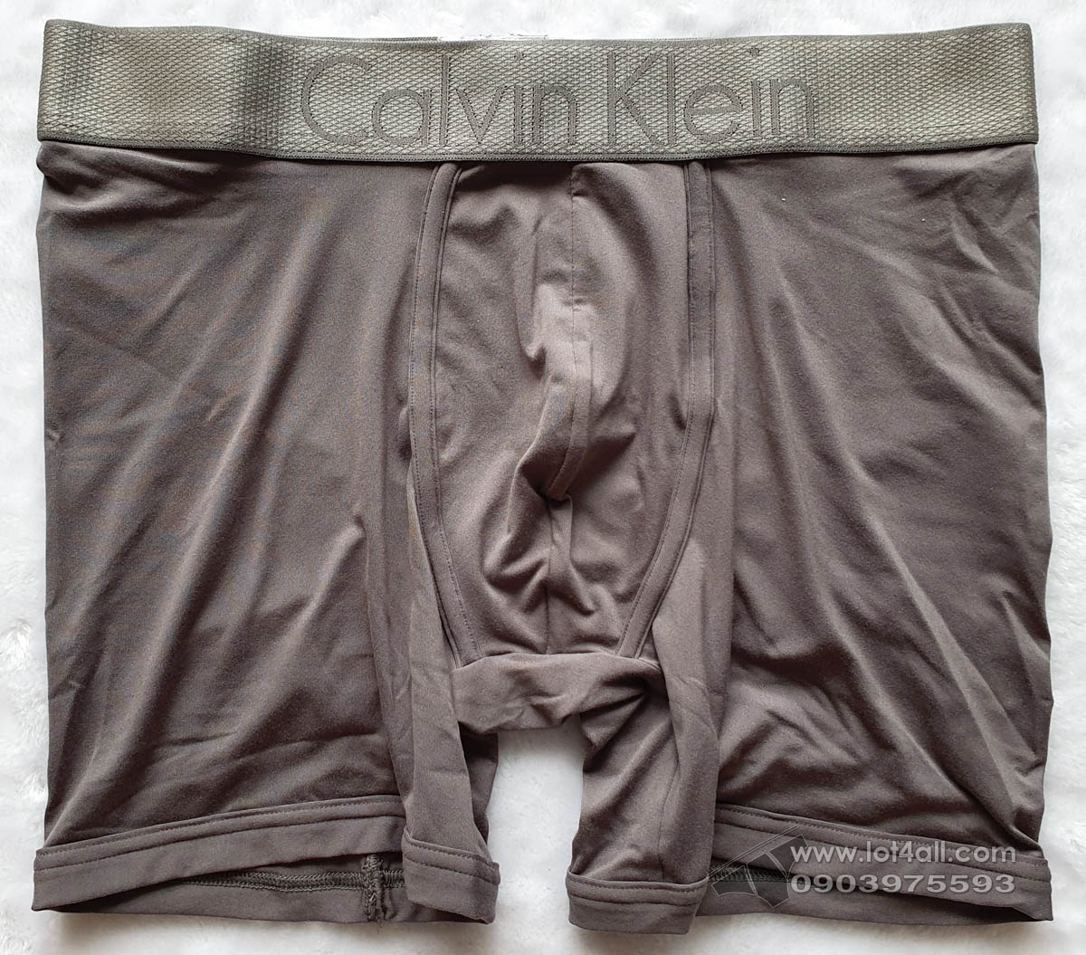 Quần lót nam Calvin Klein NB1296 Customized Stretch Micro Boxer Brief Grey Sky
