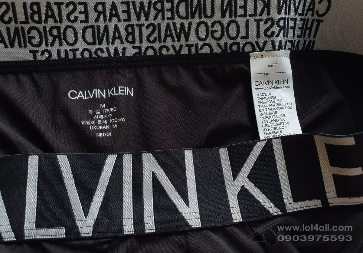 Quần lót nam Calvin Klein NB1701 Statement 1981 Micro Hip Brief Black/White logo