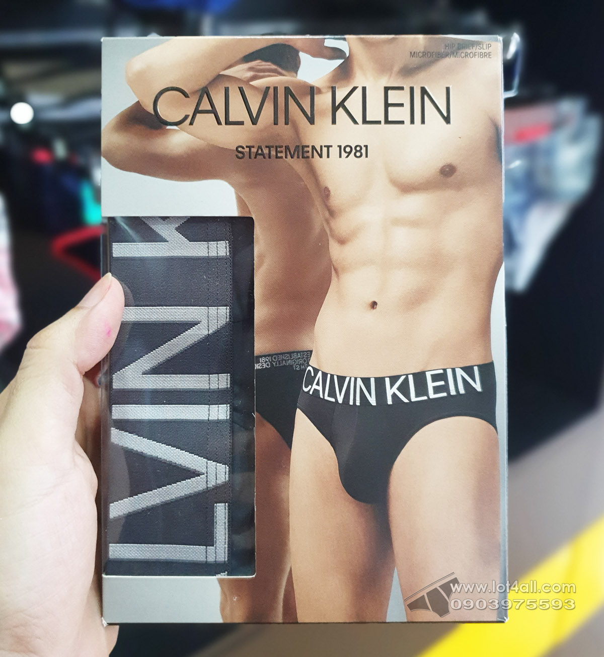 calvin klein statement 1981 hip brief