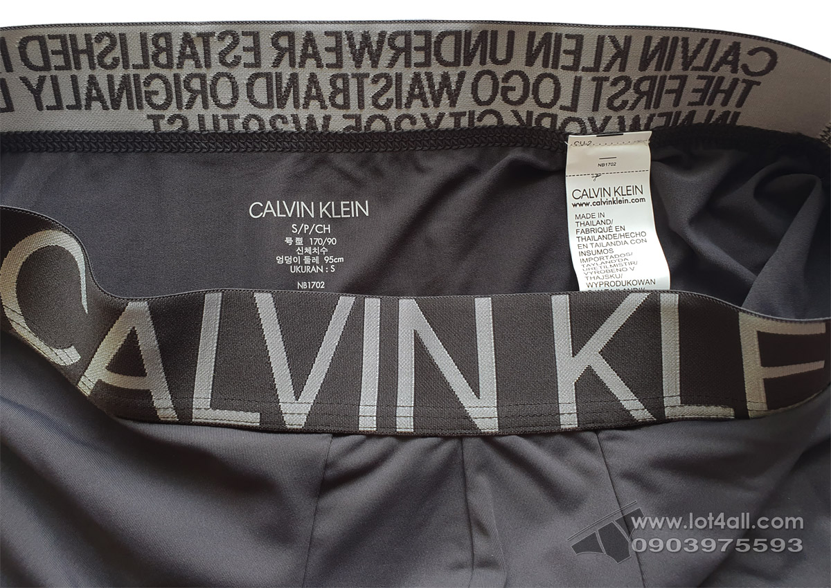 Quần lót nam Calvin Klein NB1702 Statement 1981 Low Rise Trunk Asford Grey