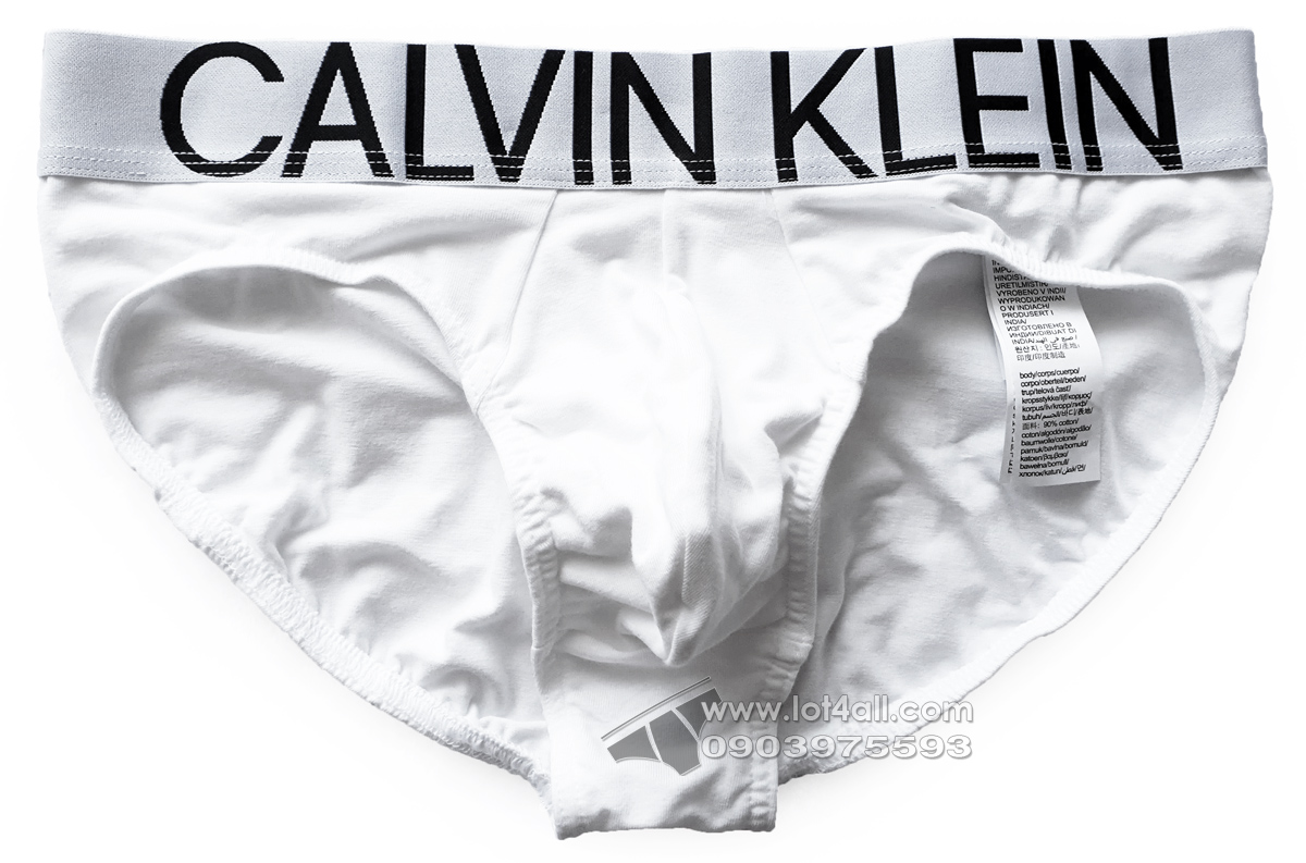 Quần lót nam Calvin Klein NB1712 Statement 1981 Cotton Stretch Hip Brief White