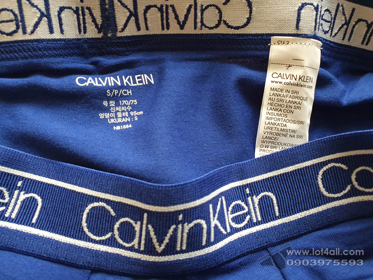 Quần lót nam Calvin Klein NB1884 Modern FLX Cotton Boxer Brief Blue Depth