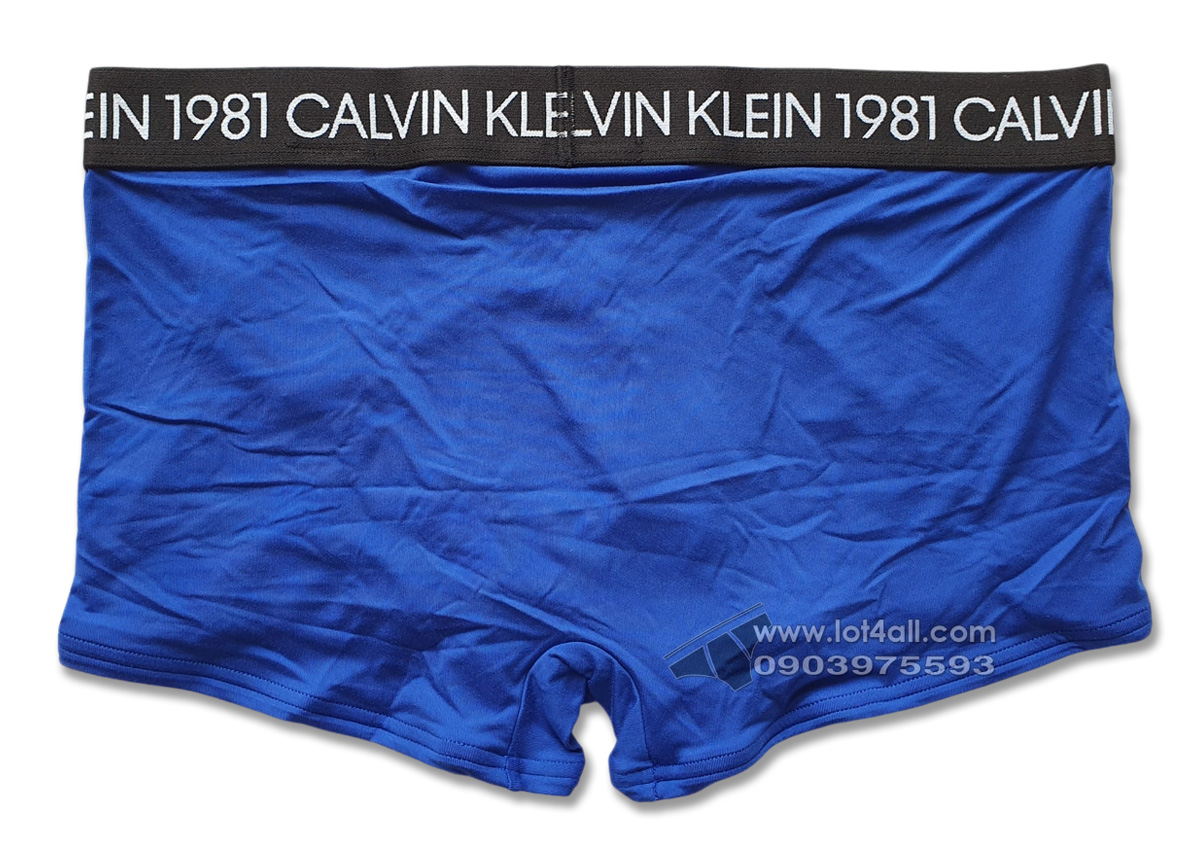 Quần lót nam Calvin Klein NB2053 Bold 1981 Neo Low Rise Trunk Surf the Web/ Black