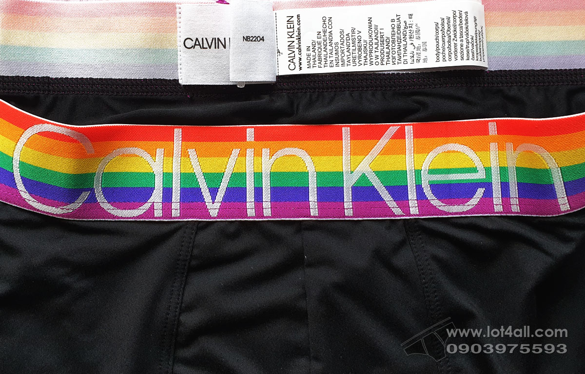 Quần lót nam Calvin Klein NB2204 Pride Micro Low Rise Trunk Black