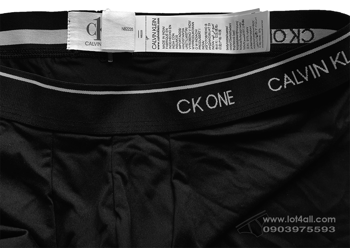 Quần lót nam Calvin Klein NB2225 CK One Micro Low Rise Trunk Black