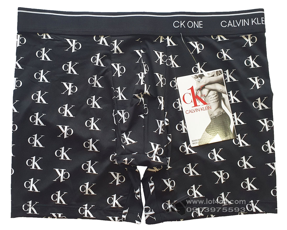 Quần lót nam Calvin Klein NB2226 CK One Micro Boxer Brief Staggered Logo Black