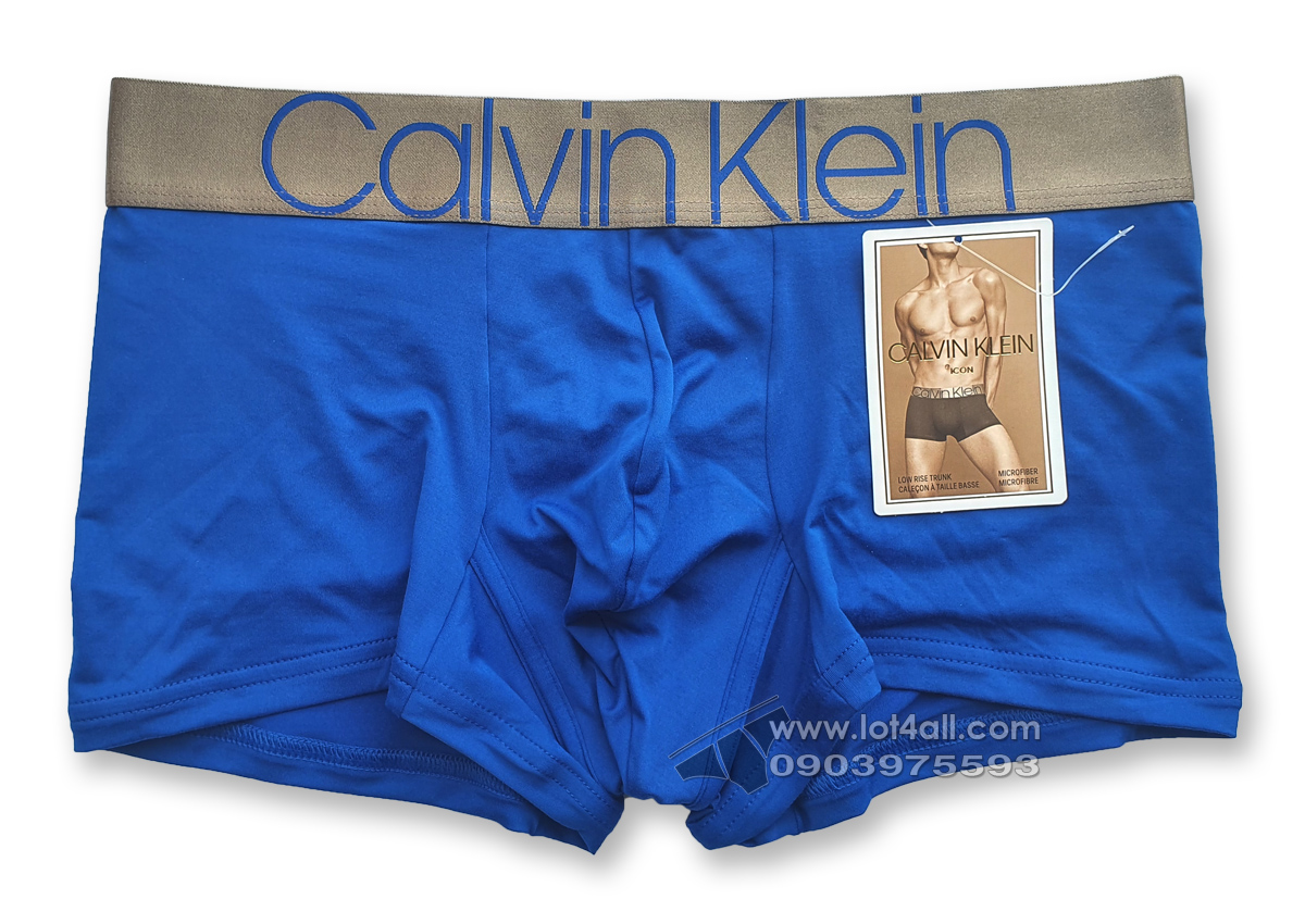 Quần lót Calvin Klein NB2540 Icon Micro Low Rise Trunk Cobalt