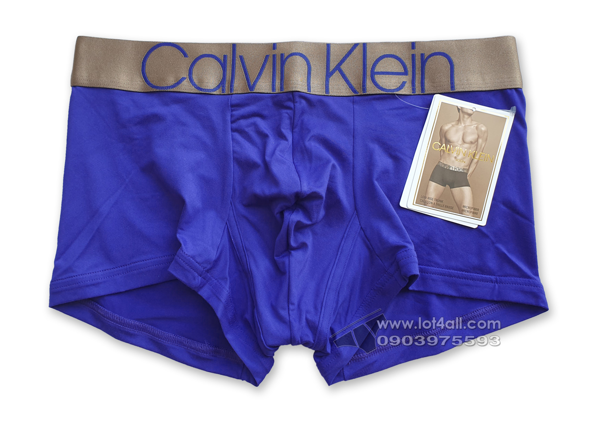 Quần lót Calvin Klein NB2540 Icon Micro Low Rise Trunk Blue Nights