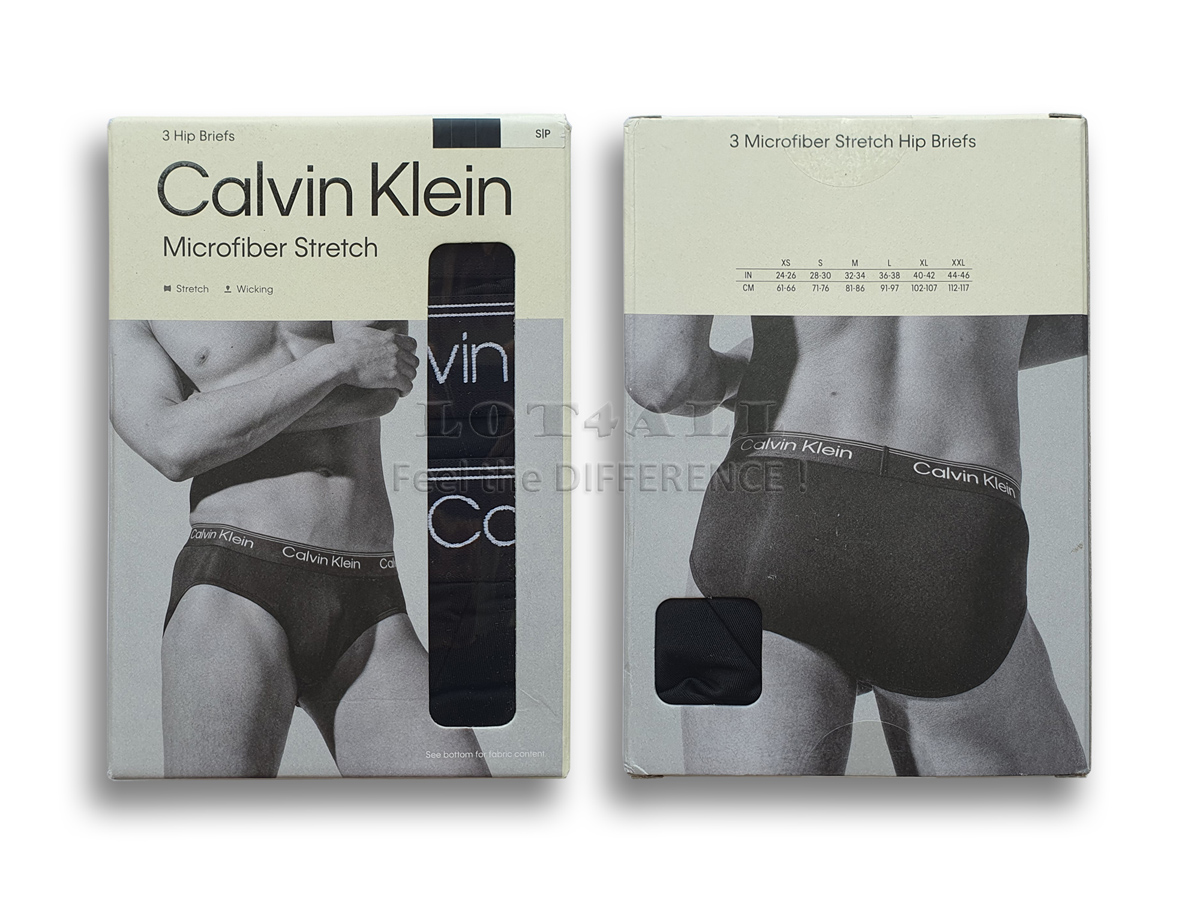 Quần lót Calvin Klein NB2568 Micro Stretch Hip Brief 3-pack Black