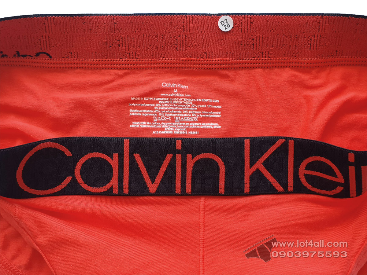 Quần lót nam Calvin Klein NB2681 Reconsidered Comfort Brief Strawberry Field
