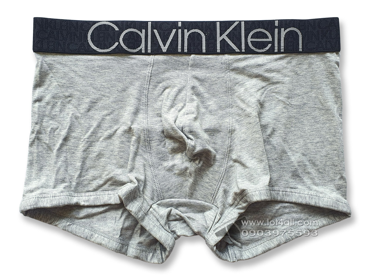 Quần lót nam Calvin Klein NB2682 Reconsidered Comfort Trunk Grey Heather