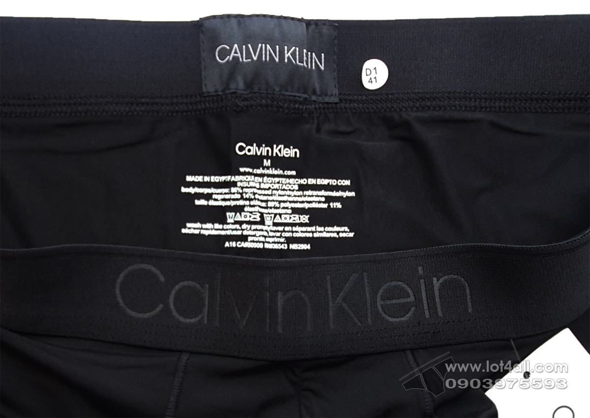 Quần lót nam Calvin Klein NB2904 CK Black Micro Low Rise Trunk Black