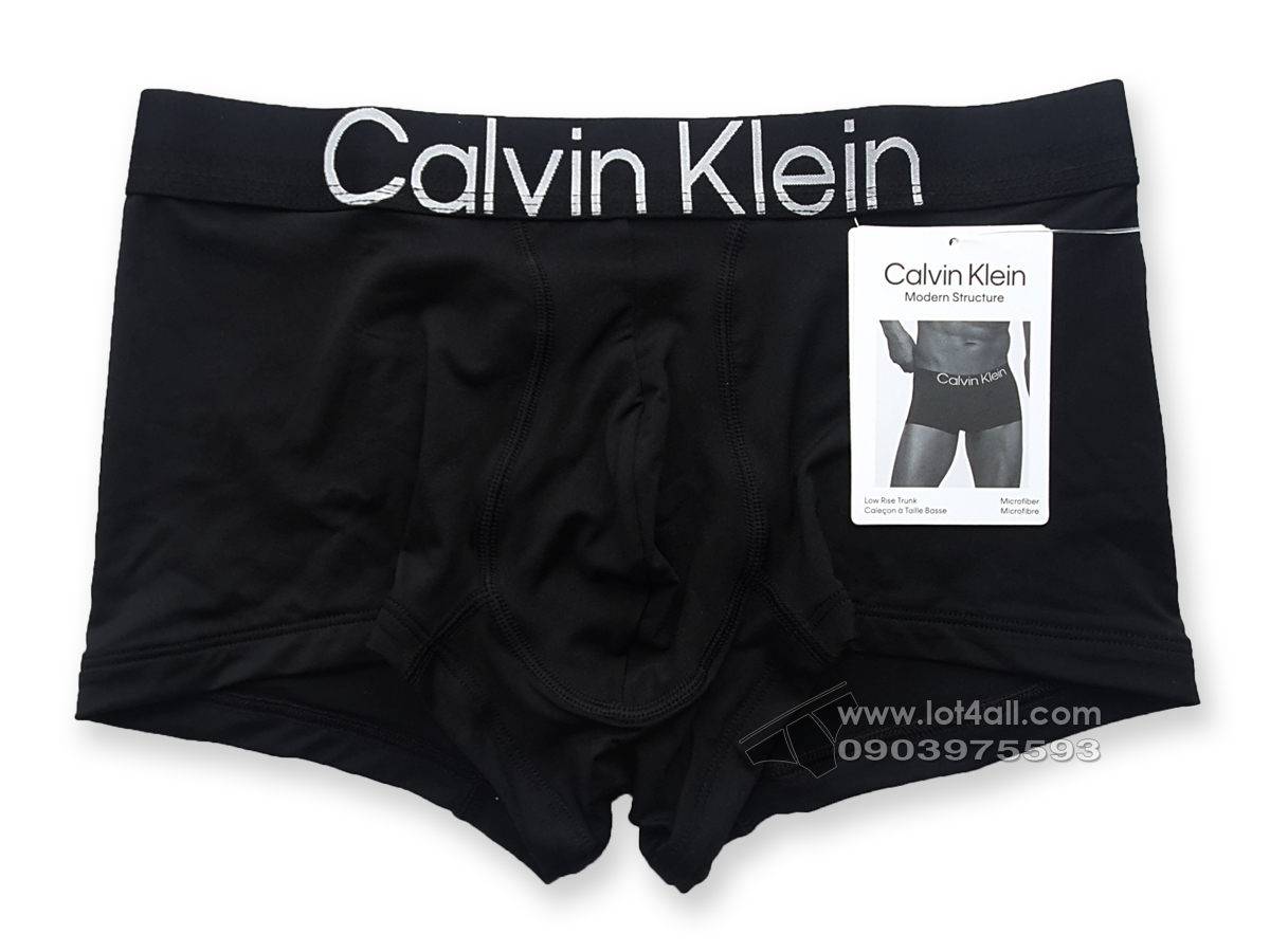 Quần lót nam Calvin Klein NB2974 Modern Structure Micro Low Rise Trunk Black
