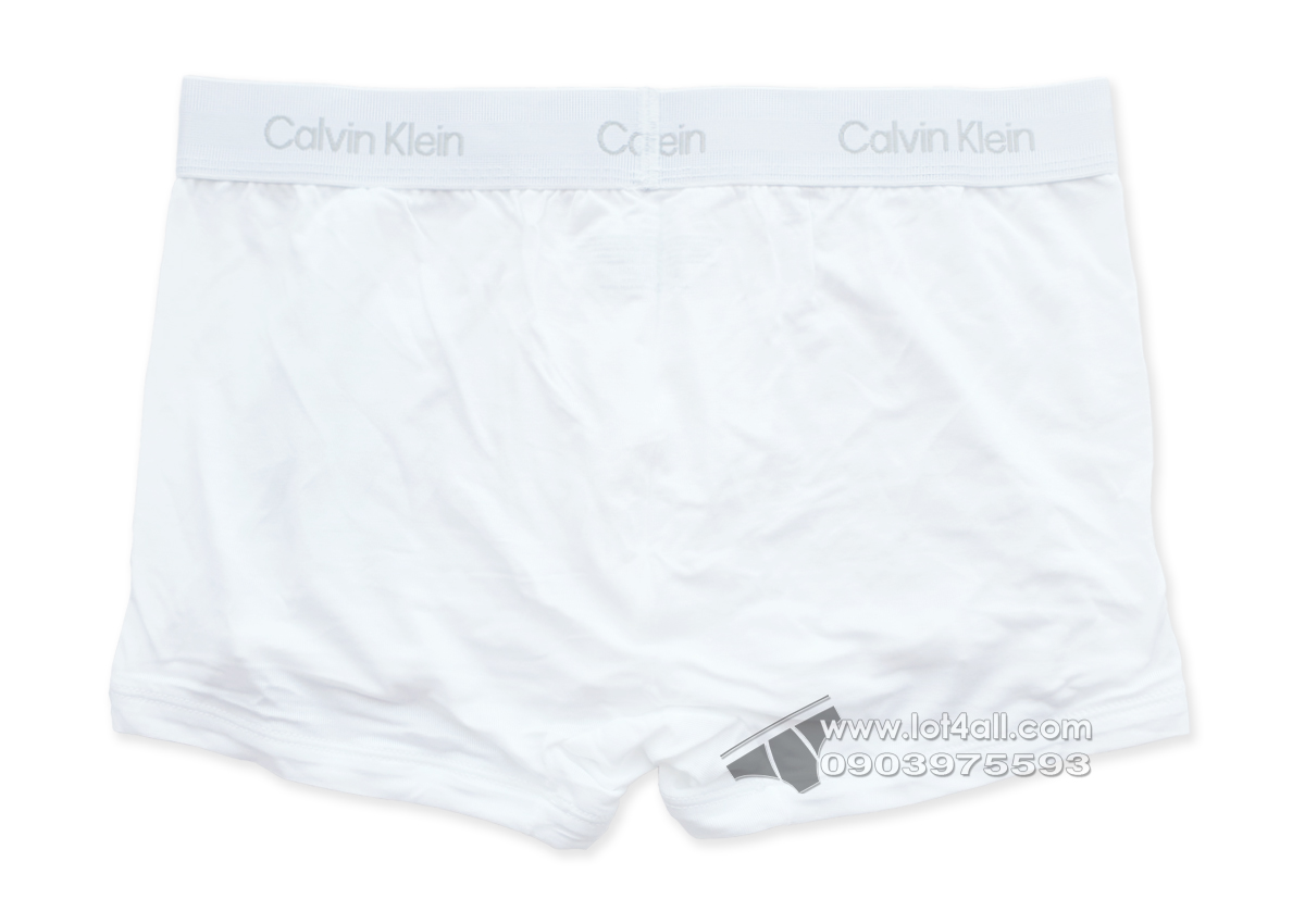 Quần lót nam Calvin Klein NB2986 Ultra Soft Modern Modal Low Rise Trunk White