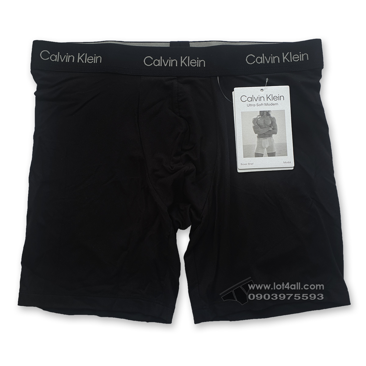 Quần lót nam Calvin Klein NB2987 Ultra Soft Modern Modal Boxer Brief Black