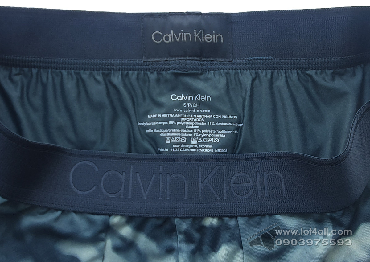 Quần lót nam Calvin Klein NB3008 CK Black Micro Low Rise Trunk MN/FS