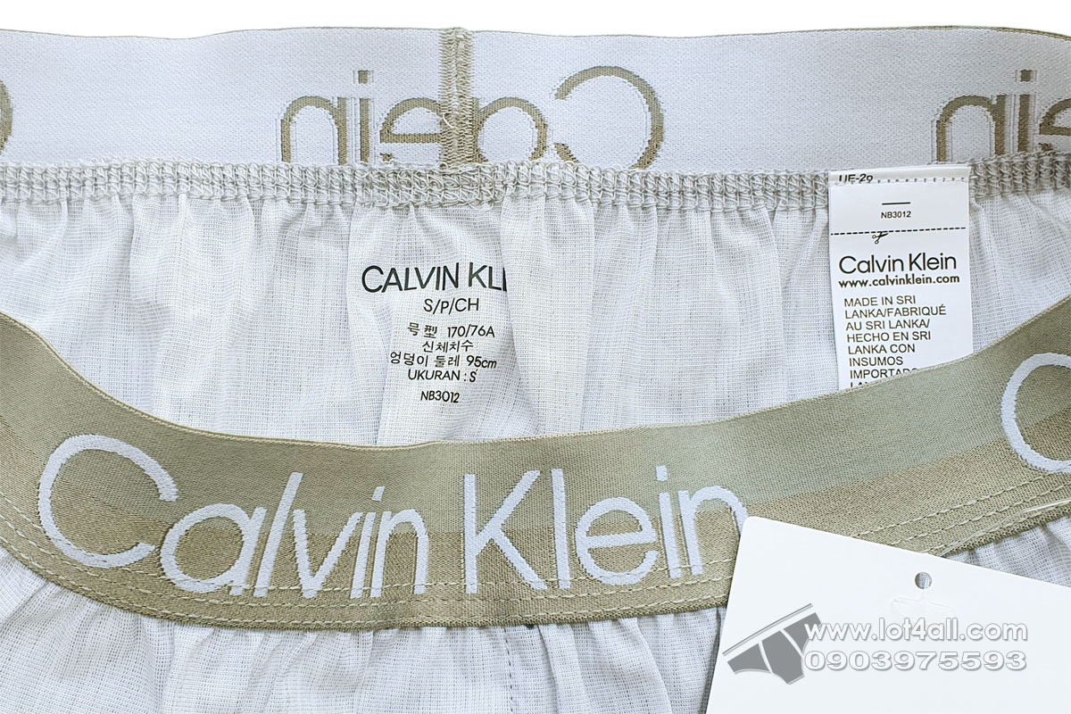 Quần boxer nam Calvin Klein NB3012 Slim Fit Boxer Grey Heather