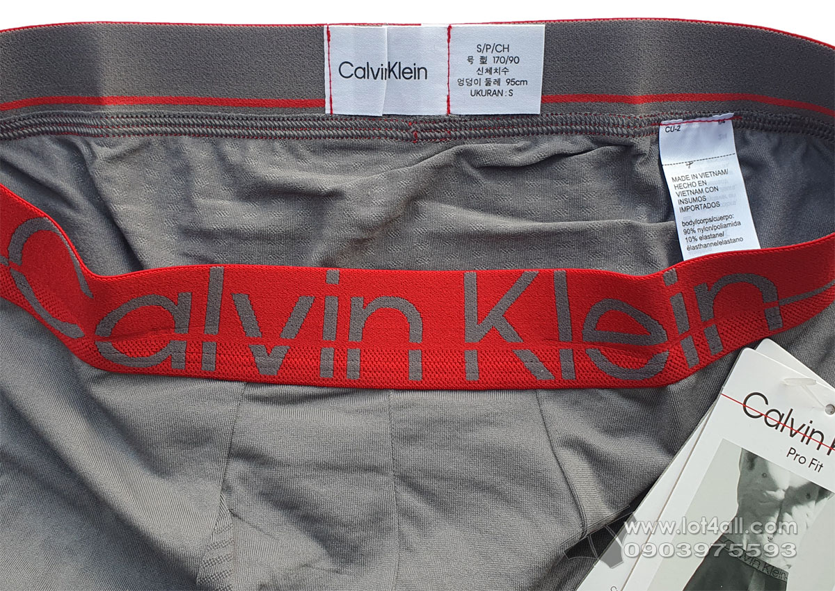 Quần lót nam Calvin Klein NB3032 Pro Fit Micro Boxer Brief Grey Sky