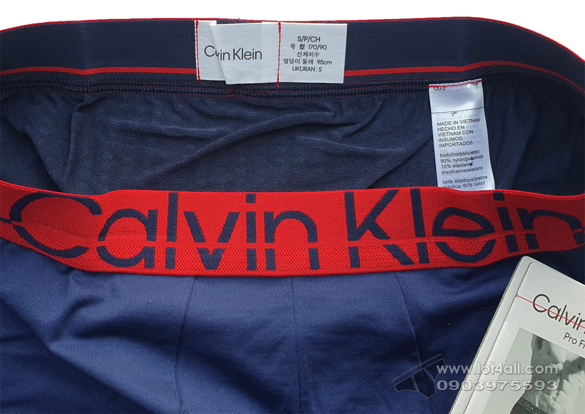 Quần lót nam Calvin Klein NB3032 Pro Fit Micro Boxer Brief Blue Shadow