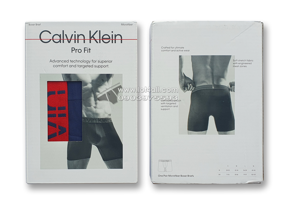 Quần lót nam Calvin Klein NB3032 Pro Fit Micro Boxer Brief Blue Shadow
